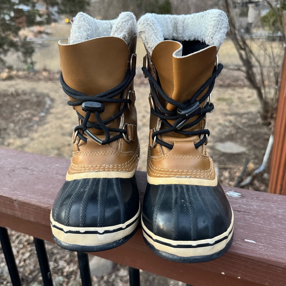 SOREL Yoot Pac Leather Waterproof Winter Boots